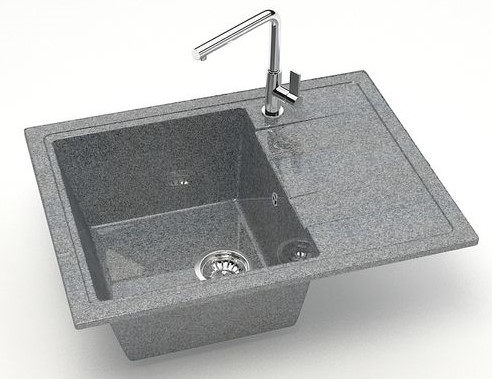Мойка матовая из иск. камня модель 150
