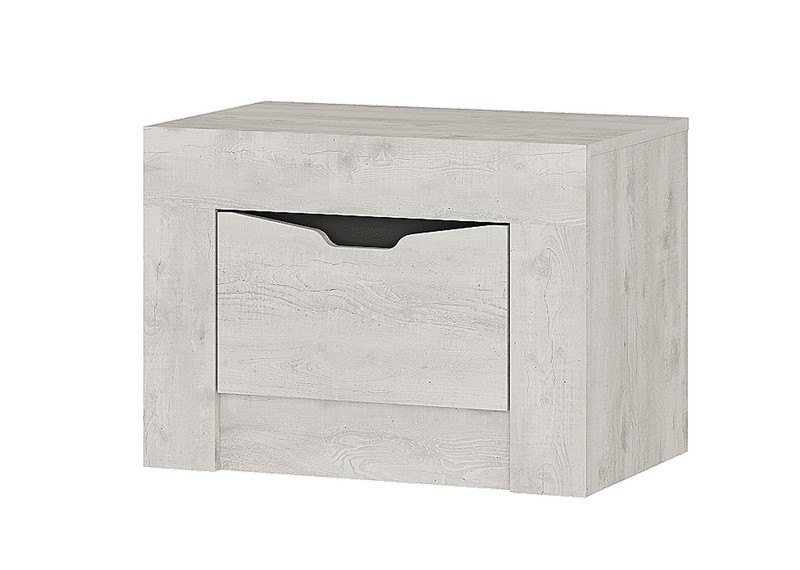 Тумба прикроватная Леонардо ТБ-25 бетон пайн светлый - графит на сайте mebvektor.ru Тумба прикроватная Леонардо ТБ-25 бетон пайн светлый - графит